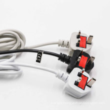 England British 3 Pin BSI Approval AC Power Cord 250V ASTA BS Electric Cable 3 Prong Fused UK Plug YU8
